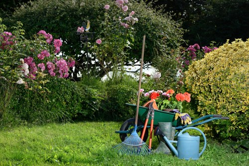 Risk assessment carried out before gardening work in Shadwell